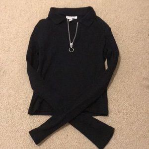 black topshop top